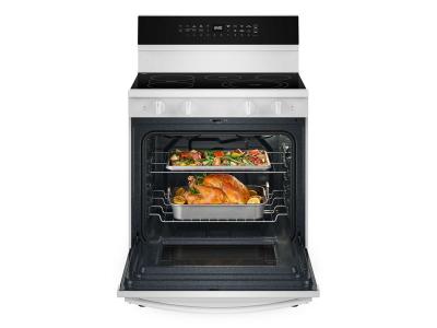 30" Whirlpool 5.3 Cu. Ft. Smart Electric Range with Air Cooking Technology - YWFES7530RW