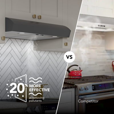 30" Broan Under Cabinet Range Hood in Black - MTR1303BL