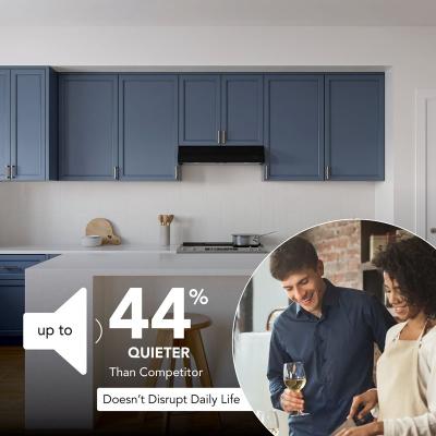 36" Broan Glacier Series Under Cabinet Range Hood in Black - GLA1363BL