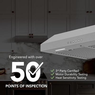 30" Broan Glacier Series Under Cabinet Range Hood in Stainless Steel - GLA3304SS