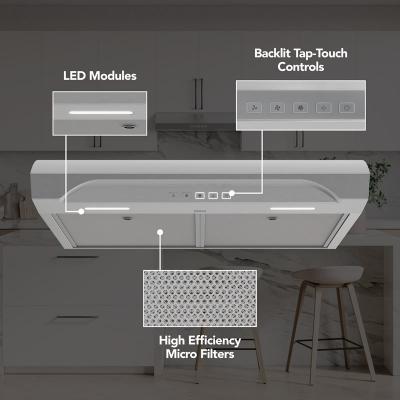 30" Broan ALT2 Series 350 MAX Blower CFM Under-Cabinet Range Hood - ALT2303SS
