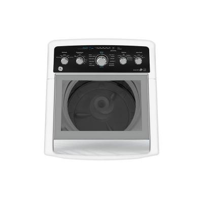 27" GE 4.9 Cu. Ft. Top Load Washer in White - GTW491BMRWS
