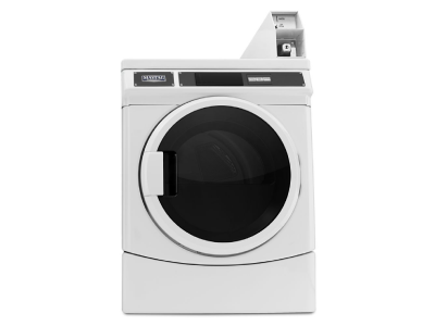 27" Maytag Commercial 7.4 Cu. Ft. Gas Dryer with Coin Drop Ready - MDG28PDCWW