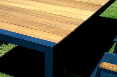 Fig & Cherry Powder Coated Aluminum Table - Palma Table