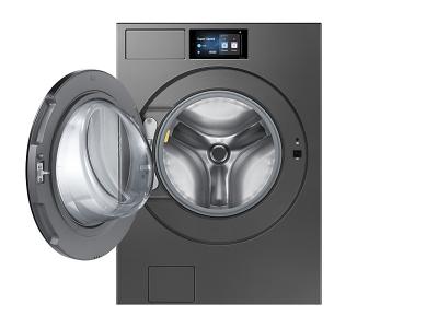 27" Samsung 6.1 Cu.Ft. F90 Series Bespoke AI Front Load Washer with AI Fabric Sensing (2025) - WF90F53ADSA5