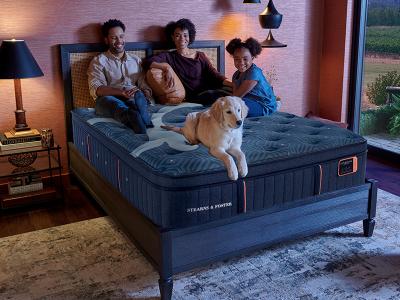 Stearns & Foster Lux Estate Collection Firm Euro Top King Mattress Set - Madeleine (K)