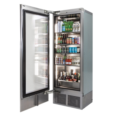 30" Perlick C-Series Single Zone Beverage Column with Left Hinge Panel Ready Door - CR30B24LL