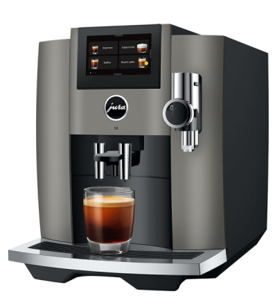 Jura S8 Automatic Coffee and Espresso Machine in Dark Inox - 15755