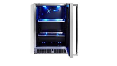 24" Lynx Built-In Outdoor Refrigerator with Glass Door - LN24REFG