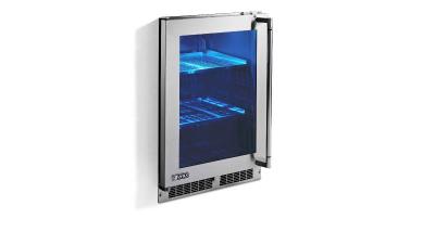 24" Lynx Built-In Outdoor Refrigerator with Glass Door - LN24REFG