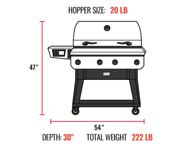 Recteq X-Fire Pro 825 Wood Pellet Grill - RT-825XF