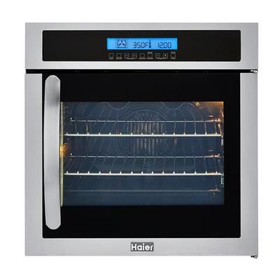 24" Haier 2.0 Cu. Ft. Single Right-Swing True European Convection Oven - HCW225RAES