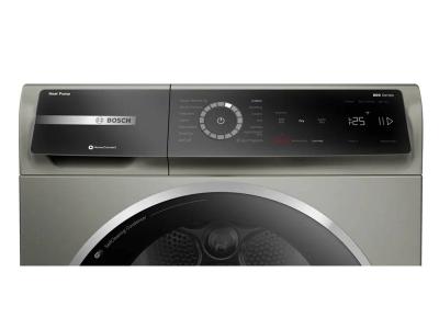 24" Bosch 800 Series Heat Pump Dryer Silver inox Dryer - WQB245AXUC