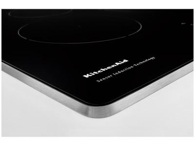 36" KitchenAid Electric Induction Cooktop with 5 Burners - KCIG556JSS